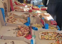 Loadsa pizzas!